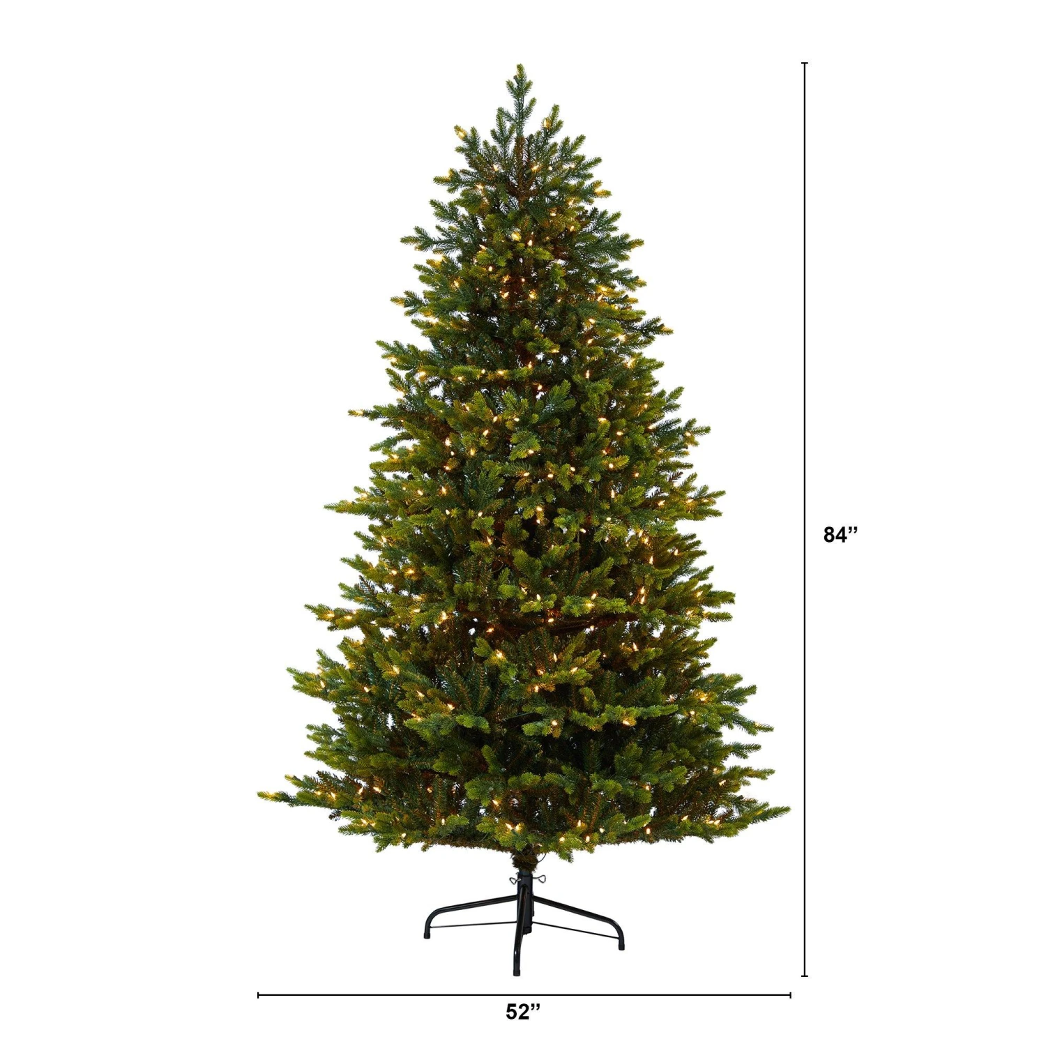 7’ North Carolina Fir Artificial Christmas Tree With 550 Clear Lights And 3703 Bendable Branches 7 7’ North Carolina Fir Artificial Christmas Tree With 550 Clear Lights And 3703 Bendable Branches - Image 5