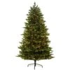 7’ North Carolina Fir Artificial Christmas Tree With 550 Clear Lights And 3703 Bendable Branches -Artificial Flowers Sale artificial 7 north carolina fir artificial christmas tree with 550 clear lights and 3703 bendable branches nearly natural 912809