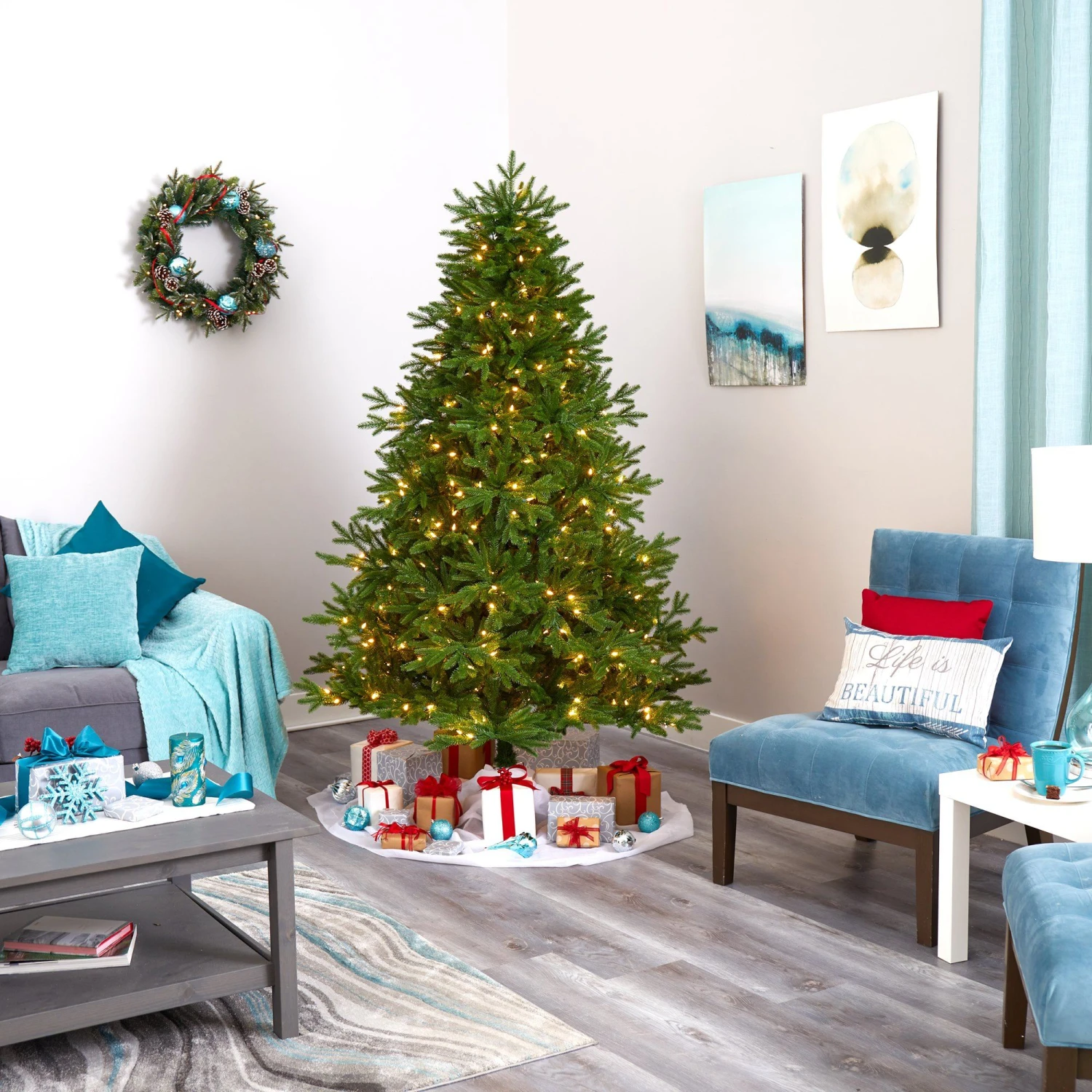 7' Nova Scotia Fir Real Touch Artificial Christmas Tree 10 7' Nova Scotia Fir Real Touch Artificial Christmas Tree - Image 8