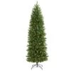 7’ Slim Green Mountain Pine Artificial Christmas Tree With 300 Clear LED Lights -Artificial Flowers Sale artificial 7 slim green mountain pine artificial christmas tree with 300 clear led lights nearly natural 859548