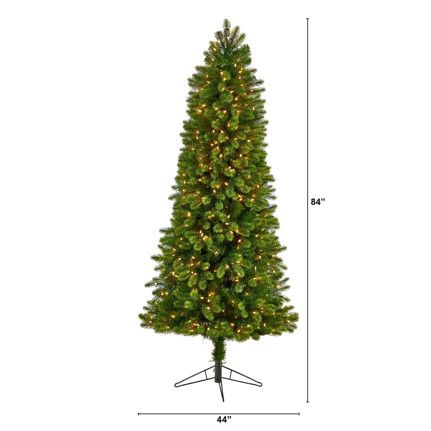 7’ Slim Virginia Spruce Artificial Christmas Tree 4 7’ Slim Virginia Spruce Artificial Christmas Tree - Image 2