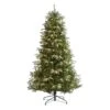 7’ Snowed Grand Teton Artificial Christmas Tree With 500 Clear Lights And 1050 Bendable Branches -Artificial Flowers Sale artificial 7 snowed grand teton artificial christmas tree with 500 clear lights and 1050 bendable branches nearly natural 807127