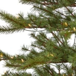 7’ Vancouver Mountain Pine Artificial Christmas Tree With 450 Clear Lights And 1762 Bendable Branches -Artificial Flowers Sale artificial 7 vancouver mountain pine artificial christmas tree with 450 clear lights and 1762 bendable branches nearly natural 545501
