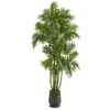 70” Areca Palm Artificial Tree In Ribbed Metal Planter 2 70” Areca Palm Artificial Tree In Ribbed Metal Planter -Artificial Flowers Sale artificial 70 areca palm artificial tree in ribbed metal planter nearly natural 510893
