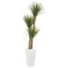 74” Yucca Artificial Tree In White Tower Planter 1 74” Yucca Artificial Tree In White Tower Planter -Artificial Flowers Sale artificial 74 yucca artificial tree in white tower planter nearly natural 819158