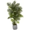75” Areca Palm Artificial Tree In White Planter -Artificial Flowers Sale artificial 75 areca palm artificial tree in white planter nearly natural 282486