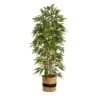 75” Bamboo Artificial Tree In Handmade Natural Cotton Planter 2 75” Bamboo Artificial Tree In Handmade Natural Cotton Planter -Artificial Flowers Sale artificial 75 bamboo artificial tree in handmade natural cotton planter nearly natural 926736