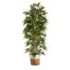 75” Bamboo Artificial Tree In Handmade Natural Jute And Cotton Planter 1 75” Bamboo Artificial Tree In Handmade Natural Jute And Cotton Planter -Artificial Flowers Sale artificial 75 bamboo artificial tree in handmade natural jute and cotton planter nearly natural 733534