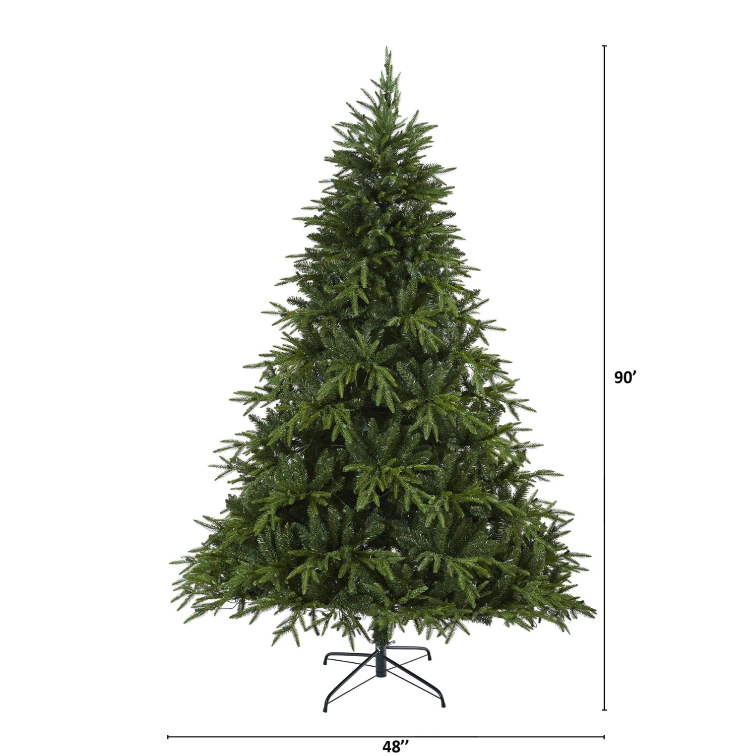 7.5’ Colorado Mountain Fir “Natural Look” Artificial Christmas Tree With 600 Clear LED Lights And 3048 Bendable Branches 4 7.5’ Colorado Mountain Fir “Natural Look” Artificial Christmas Tree With 600 Clear LED Lights And 3048 Bendable Branches - Image 2