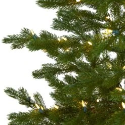 7.5' Fairbanks Fir Artificial Christmas Tree With 350 Clear Warm -Artificial Flowers Sale artificial 75 fairbanks fir artificial christmas tree with 350 clear warm multifunction led lights and 280 nearly natural 239798
