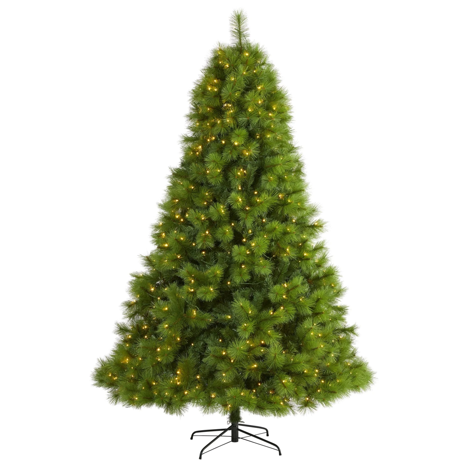 7.5’ Green Scotch Pine Artificial Christmas Tree With 550 Clear LED Lights 3 7.5’ Green Scotch Pine Artificial Christmas Tree With 550 Clear LED Lights