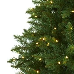7.5’ Green Valley Fir Artificial Christmas Tree With 500 Clear LED Lights 11 7.5’ Green Valley Fir Artificial Christmas Tree With 500 Clear LED Lights -Artificial Flowers Sale artificial 75 green valley fir artificial christmas tree with 500 clear led lights nearly natural 336859