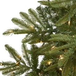 7.5’ Layered Washington Spruce Artificial Christmas Tree With 550 Clear LED Lights And 1325 Bendable Branches -Artificial Flowers Sale artificial 75 layered washington spruce artificial christmas tree with 550 clear led lights and 1325 bendable nearly natural 561299
