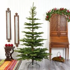 7.5’ Layered Washington Spruce Artificial Christmas Tree With And 1325 Bendable Branches -Artificial Flowers Sale artificial 75 layered washington spruce artificial christmas tree with and 1325 bendable branches nearly natural 115216