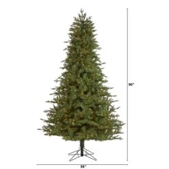7.5' New Hampshire Spruce Artificial Christmas Tree With 650 Warm White Lights And 1462 Bendable Branches -Artificial Flowers Sale artificial 75 new hampshire spruce artificial christmas tree with 650 warm white lights and 1462 bendable bra nearly natural 168372