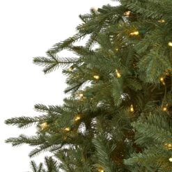 7.5' New Hampshire Spruce Artificial Christmas Tree With 650 Warm White Lights And 1462 Bendable Branches -Artificial Flowers Sale artificial 75 new hampshire spruce artificial christmas tree with 650 warm white lights and 1462 bendable bra nearly natural 387919