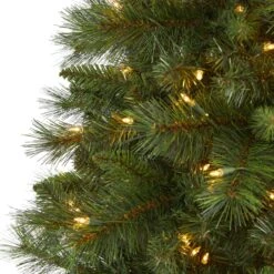 7.5’ Slim West Virginia Mountain Pine Artificial Christmas Tree With 450 Clear Lights And 967 Bendable Branches 11 7.5’ Slim West Virginia Mountain Pine Artificial Christmas Tree With 450 Clear Lights And 967 Bendable Branches -Artificial Flowers Sale artificial 75 slim west virginia mountain pine artificial christmas tree with 450 clear lights and 967 bendab nearly natural 721979