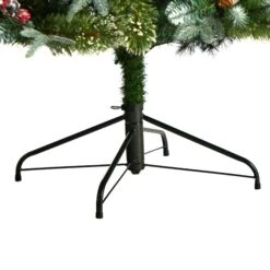 7.5' Snow Tipped Aspen Spruce Pre-Lit Tree With 450 LED Lights, Berriesand Pinecones 15 7.5' Snow Tipped Aspen Spruce Pre-Lit Tree With 450 LED Lights, Berriesand Pinecones -Artificial Flowers Sale artificial 75 snow tipped aspen spruce pre lit tree with 450 led lights berriesand pinecones nearly natural 753364