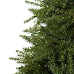 7.5’ Vancouver Fir “Natural Look” Artificial Christmas Tree With 600 Clear LED Lights And 2942 Bendable Branches -Artificial Flowers Sale artificial 75 vancouver fir natural look artificial christmas tree with 600 clear led lights and 2942 benda nearly natural 462536