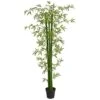 8’ Bamboo Artificial Tree -Artificial Flowers Sale artificial 8 bamboo artificial tree nearly natural 917866