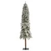 8’ Flocked Grand Alpine Artificial Christmas Tree With 500 Lights And 1051 Branches On Natural Trunk -Artificial Flowers Sale artificial 8 flocked grand alpine artificial christmas tree with 500 lights and 1051 branches on natural trunk nearly natural 682986