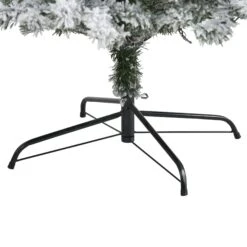 8' Flocked Rock Springs Spruce Artificial Christmas Tree With 500 Clear LED Lights And 1186 Bendbable Branches -Artificial Flowers Sale artificial 8 flocked rock springs spruce artificial christmas tree with 500 clear led lights and 1186 bendbabl nearly natural 531254