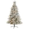 8’ Flocked West Virginia Spruce Christmas Tree With 600 Clear Lights And 1856 Bendable Branches -Artificial Flowers Sale artificial 8 flocked west virginia spruce christmas tree with 600 clear lights and 1856 bendable branches nearly natural 635592