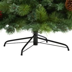 8’ Montana Mixed Pine Artificial Christmas Tree With Pine Cones, Berries And 700 Clear LED Lights 12 8’ Montana Mixed Pine Artificial Christmas Tree With Pine Cones, Berries And 700 Clear LED Lights -Artificial Flowers Sale artificial 8 montana mixed pine artificial christmas tree with pine cones berries and 700 clear led lights nearly natural 442251