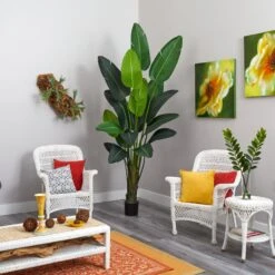 8’ Traveler's Palm Artificial Tree -Artificial Flowers Sale artificial 8 travelers palm artificial tree nearly natural 995800