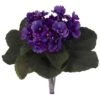 9” African Violet Artificial Plant (Set Of 6) -Artificial Flowers Sale artificial 9 african violet artificial plant set of 6 nearly natural purple 645220