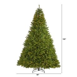9’ Sierra Spruce “Natural Look” Artificial Christmas Tree With 1000 Clear LED Lights And 4443 Tips -Artificial Flowers Sale artificial 9 sierra spruce natural look artificial christmas tree with 1000 clear led lights and 4443 tips nearly natural 828310