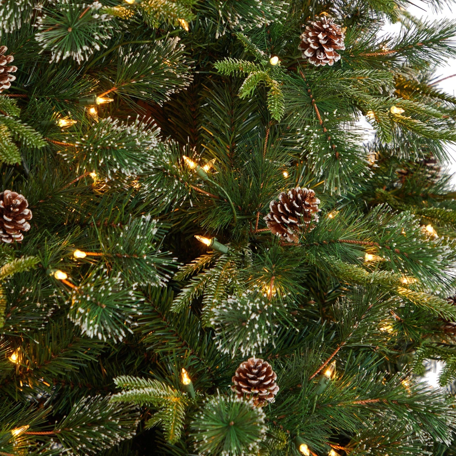 9’ Snowed Tipped Clermont Pine Artificial Christmas Tree 6 9’ Snowed Tipped Clermont Pine Artificial Christmas Tree - Image 4