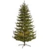 9’ Vancouver Mountain Pine Artificial Christmas Tree With 750 Clear Lights And 2583 Bendable Branches