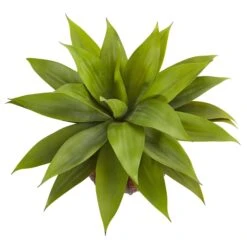 Agave Succulent In Weave Planter -Artificial Flowers Sale artificial agave succulent in weave planter nearly natural 638864