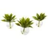 Agave Succulent With Vase (Set Of 3) -Artificial Flowers Sale artificial agave succulent with vase set of 3 nearly natural 565069