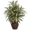 Aglonema W/Decortaive Vase Silk Plant -Artificial Flowers Sale artificial aglonema wdecortaive vase silk plant nearly natural 581952