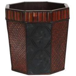 Bamboo Octagon Decorative Planters (Set Of 4) 11 Bamboo Octagon Decorative Planters (Set Of 4) -Artificial Flowers Sale artificial bamboo octagon decorative planters set of 4 nearly natural 475507