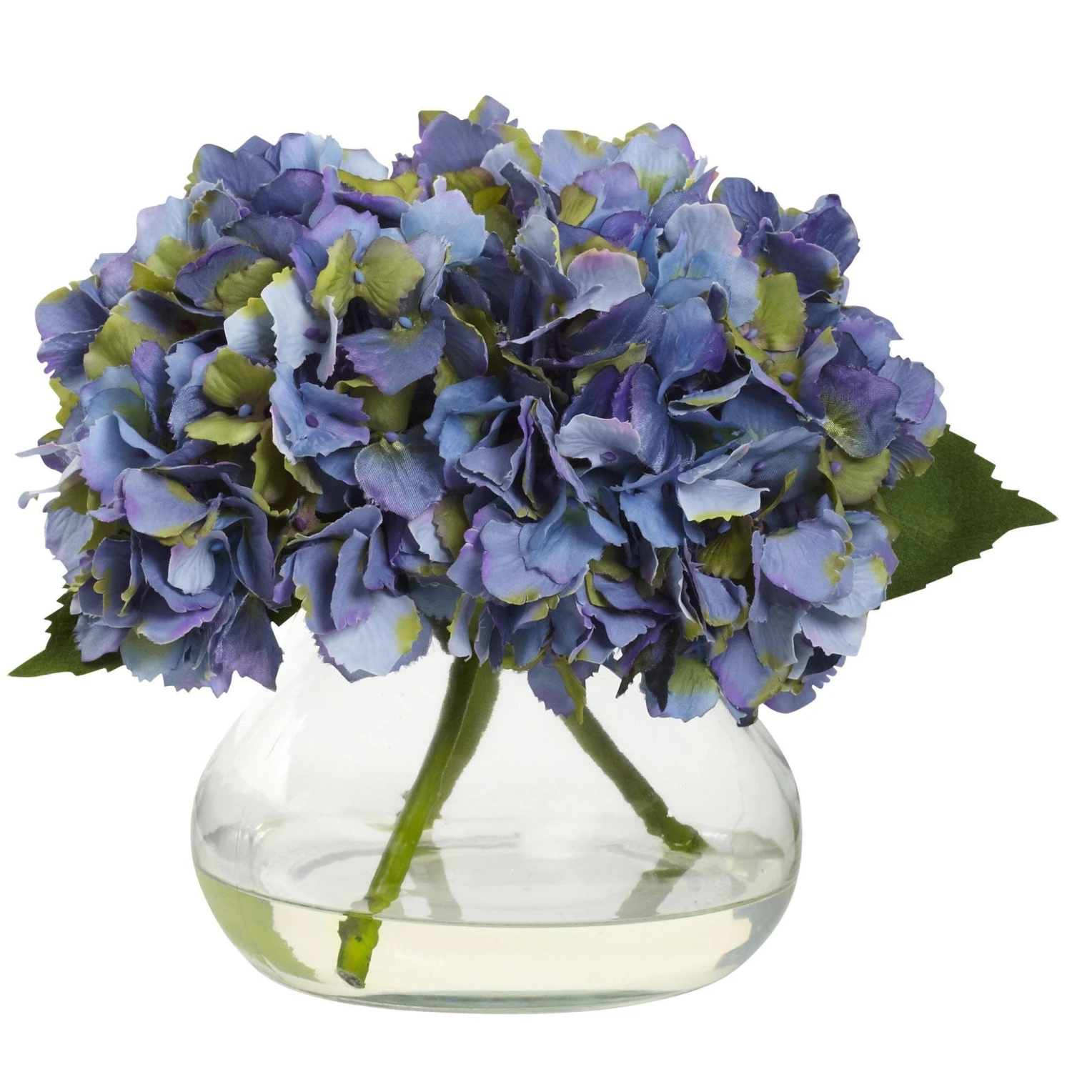 Artificial Blooming Hydrangea In Vase 3 Artificial Blooming Hydrangea In Vase