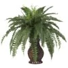 Boston Fern W/Urn Silk Plant -Artificial Flowers Sale artificial boston fern wurn silk plant nearly natural 567706
