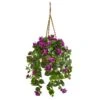 Bougainvillea Artificial Plant In Hanging Basket