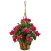 Bougainvillea In Hanging Basket 1 Bougainvillea In Hanging Basket -Artificial Flowers Sale artificial bougainvillea in hanging basket nearly natural 435574