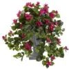 Bougainvillea With Decorative Urn -Artificial Flowers Sale artificial bougainvillea with decorative urn nearly natural beauty 403508