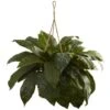 Double Giant Birdsnest Hanging Basket -Artificial Flowers Sale artificial double giant birdsnest hanging basket nearly natural 585535