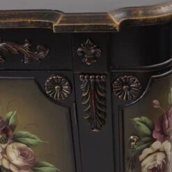French Vintage Style Floor Cabinet -Artificial Flowers Sale artificial french vintage style floor cabinet nearly natural 755152