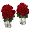 Geranium Artificial Arrangement (Set Of 2) 1 Geranium Artificial Arrangement (Set Of 2) -Artificial Flowers Sale artificial geranium artificial arrangement set of 2 nearly natural 967546