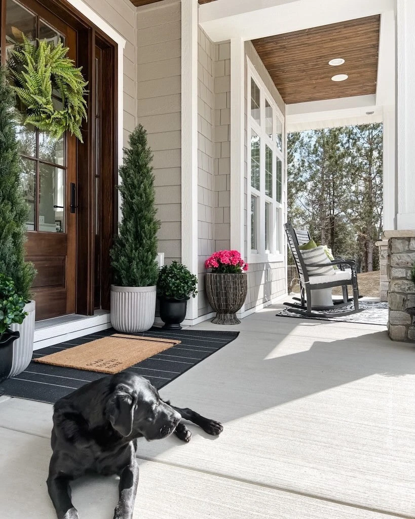 Geranium Artificial Plant In Metal Planter UV Resistant (Indoor/Outdoor) 5 Geranium Artificial Plant In Metal Planter UV Resistant (Indoor/Outdoor) - Image 3