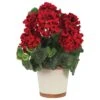 Geranium Silk Plant -Artificial Flowers Sale artificial geranium silk plant nearly natural 754538