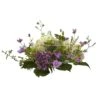 Hydrangea & Berry Candelabrum | Nearly Natural -Artificial Flowers Sale artificial hydrangea berry candelabrum nearly natural 718885