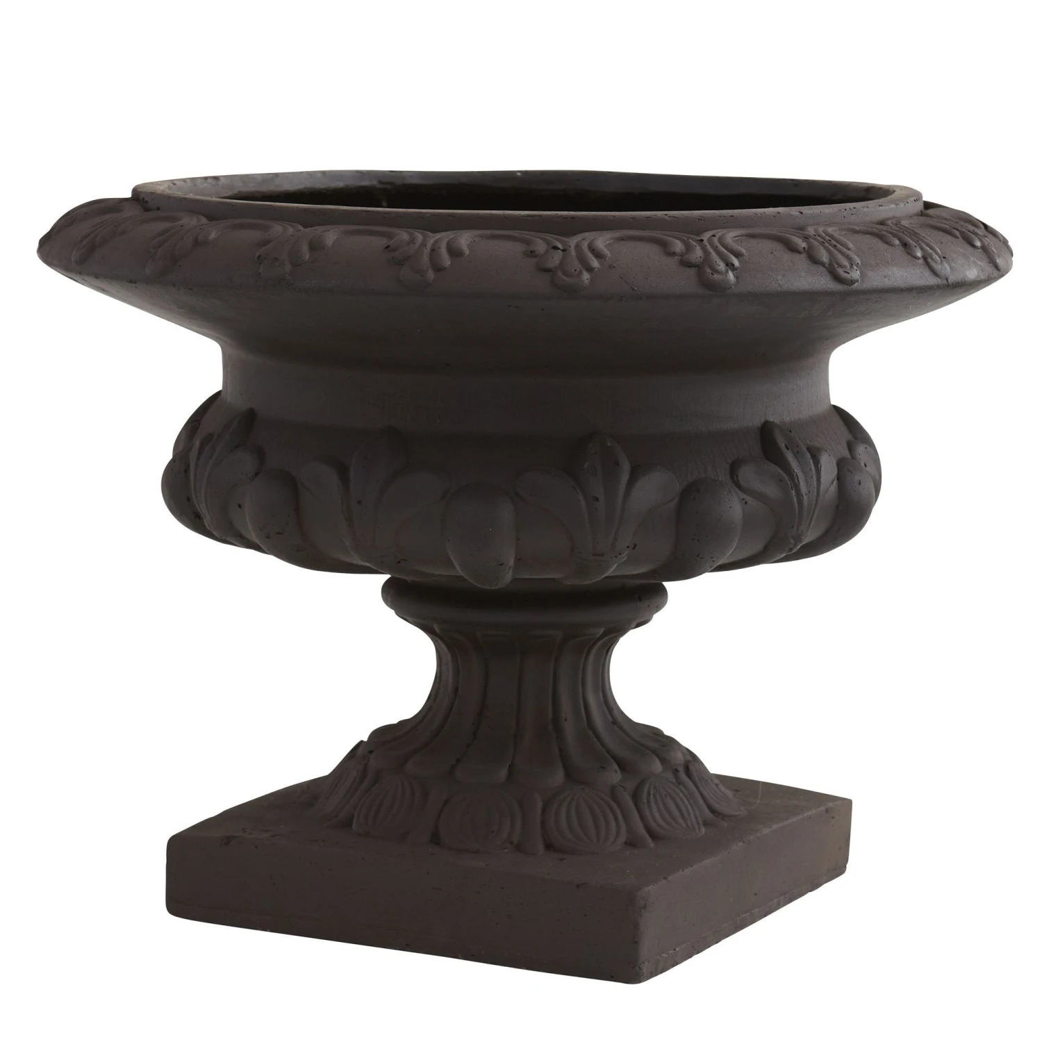 Iron Finished Decorative Urn (Indoor/Outdoor) 3 Iron Finished Decorative Urn (Indoor/Outdoor)