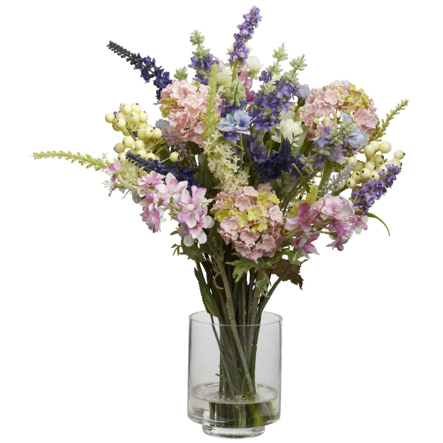 Lavender & Hydrangea Silk Flower Arrangement 3 Lavender & Hydrangea Silk Flower Arrangement